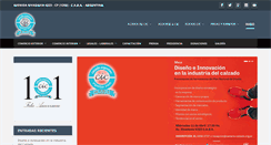 Desktop Screenshot of calzadoargentino.org.ar